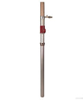 Built Different Heavy Duty Pneumatic Fluid Pump Moves Light Oils Fast with stainless steel tube and red valve.