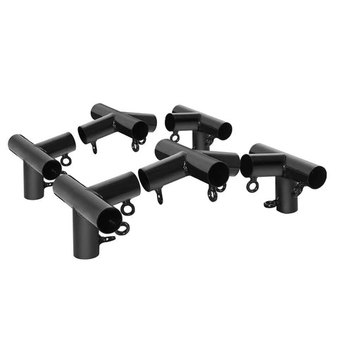 Heavy Duty 2 Inch Inner Diameter Gazebo Corner Bracket Fitting Kit With Welded Joints For Patio Canopy Carport Frame Connector Coupler 4 Legs Shelter Outdoor