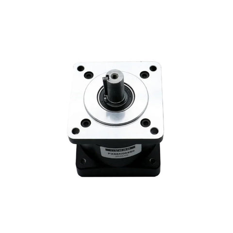 Planetary Gearbox Reducer For Nema 34 Stepper Motor 86mm Frame Beefy Torque Speed Reducer With Ratios From 3 5 8 10 16 Up To 216 Ideal For CNC Machines Robotics And Automation, top view showing mounting plate.