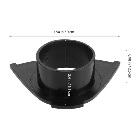 6 Pack Plastic Gasket Rings For Capsule Machine Repair Kit With Optimal Alignment And Universal Fit Replacement Parts For Prize Machine Accessories And Capsule Gear, black 9 cm