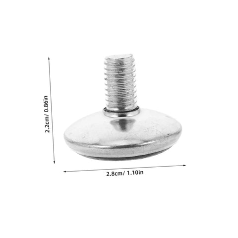 24 Pack Straight Up Adjustable Chair Legs Knock Out Wobbles Fast With Heavy Duty Non Slip Screw In Stabilizers, 2.8cm size.