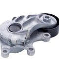 Up Your Ride With This Dope Drive Belt Tensioner Pulley Perfect For N20 Engines In BMW 228i 328i 428i 528i And XDrive Models From 2011 To 2016, metal construction, side view.