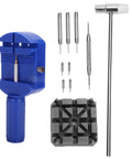 Watch Strap Link Pin Remover Kit Bracelet Adjuster For Watch Band Repair Spring Bar Tool Durable Alloy Steel DIY Home Kit