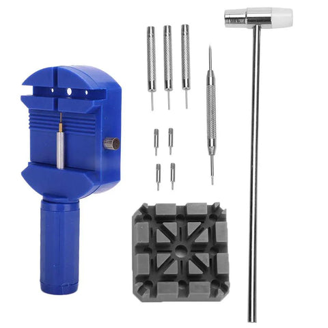 Watch Strap Link Pin Remover Kit Bracelet Adjuster For Watch Band Repair Spring Bar Tool Durable Alloy Steel DIY Home Kit