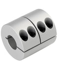 8mm To 8mm Rigid Shaft Coupling D32xL45 Aluminum Clamp On For CNC Machine 3D Printer Stepper Motor Servo Motor Encoder High Torque Low Backlash Recessed Screw Head 6061 T6 Aluminum