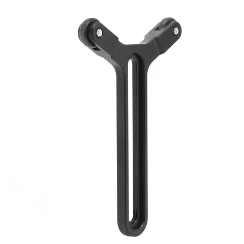 Dual Wheel Y Shaped Lens Support Bracket For S And SC Camera Stabilizers, Universal 5kg Load, Adjustable 22 To 71.5mm Height