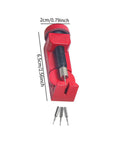 Pro Grade Watch Band Link Removal Kit With Resizing Tool And Spring Bar Tool, Red, dimensions 6.5cm x 2cm