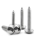 Pro Grade Stainless Steel Wood Screws Kit M3 To M6 With 80mm Mushroom Head Cross Recessed Truss Drive Rustproof 304 Set
