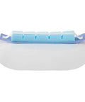 Premium Anti Fog Face Shields Case Of 10 Osha Compliant Safety Visors featuring a lightweight clear visor with sponge band.