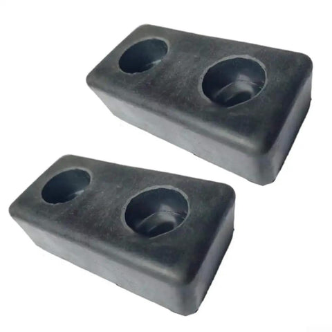 2 Pack Rubber Feet For Fitness Equipment, Shock Absorbing Vibration Dampening Pads To Keep Your Home Gym Quiet And Stable, rectangular shape