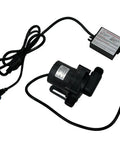 24V Micro Brushless DC Water Circulation Pump Runs Buttery Smooth And Dead Quiet Adjustable Speed Control Heavy Duty Build for hydroponics.
