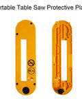 Protective Throat Plate Insert for 10 Inch Portable Table Saw in Zero Clearance Style Fits DeWalt DWE7491 alloy plastic view
