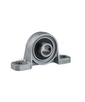 Ten Piece Zinc Alloy Pillow Block Bearing Set For Rock Solid Linear Shaft Mount No Fuss Smooth Gliding Motion Heavy Duty Insert Fits 8 10 12 mm Shafts Easily, close-up of a zinc alloy bearing