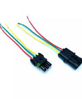 Heavy Duty 14 Awg Weather Pack Connector Kit With 6 Inch Pre Wired Sealed Wires For Tough Car Audio Install And Reliable Connections You Can Trust To Stay Dry Outside, 3-pin connectors with 14 AWG wires