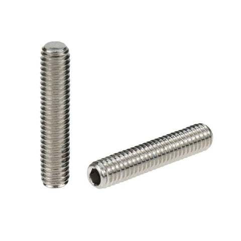 100Pcs M4 By 20Mm Stainless Steel Cup Point Socket Grub Screws With Hex Head For Gear And DIY Projects, Rust Resistant High Torque Burr Free Fixings For Auto Repair And Hobbyist Assemblies