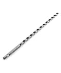 Wood auger drill bit, 1/2 inch diameter, 16 inch length, 3/8 inch hex shank