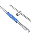 Pro Grade Half Inch Drive T Handle Socket Wrench Built Tough With Detachable Shaft And Grippy Heat Treated Carbon Steel Grip