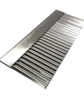 UNCLEJUM Crinkle Cutter Serrated Knife, 5-inch stainless steel kitchen tool for vegetables and desserts