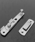 Beefy Stainless Steel Sliding Door Anti Theft Chain Lock With Deadbolt For Doors Windows Cabinets And Pet Cages Durable Corrosion Resistant