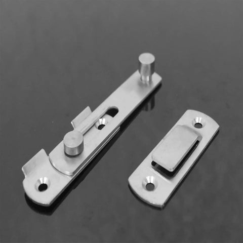 Beefy Stainless Steel Sliding Door Anti Theft Chain Lock With Deadbolt For Doors Windows Cabinets And Pet Cages Durable Corrosion Resistant