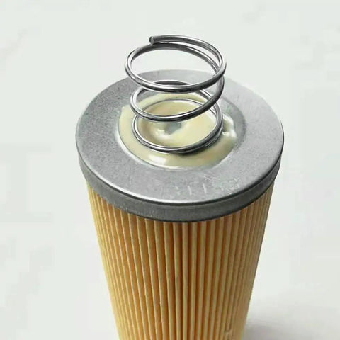 Close-up of air filter for vacuum pump 731143 air intake cartridge fits DTA KTA VTR KTR series pumps OEM style replacement.