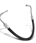 Ford Heavy Duty Power Steering Pressure Hose Line Assembly For F 250 F 350 F 450 F 550 Super Duty And Excursion 1999 2004 With O Ring Hydraulic Brake Booster To Gear Plug And Play Install Durable Workhorse Performance, black rubber-based hose with metal fittings.