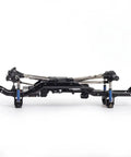 313mm Wheelbase Nylon Crawler Chassis Kit With Front And Rear Axles 2 Speed Transmission for 1 10 Scale RC Crawlers side view