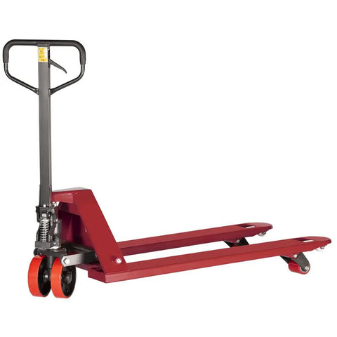 Real Deal Heavy Duty Manual Pallet Jack With Rock Solid Steel Build And Massive 5500 Lb Capacity Designed For No Sweat Hauling And Daily Warehouse Moving Jobs