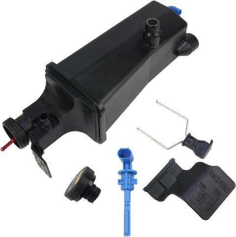 BMW Drop-In Engine Coolant Overflow Recovery Reservoir Tank With Sensor And Cap For 2001-2006 X3, 2001-2005 X5, And 3 Series Replacement 17137787039