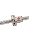 Right Hand SFU2010 Ball Screw 20mm Diameter 10mm Lead C7 Rolled With End Machined For Lathe And CNC Motion Rails 500mm Length