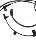 Dual Pack Abs Wheel Speed Sensors Front Left Right For Hyundai Sonata 2011 To 2014 Oem 598303S000 598103S000 with mounting brackets and connectors.