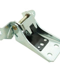 Close-up of Heavy Duty Rock Solid Door Hinge Assembly Four Piece Replacement Kit For Front Driver And Passenger Upper Lower Sides.