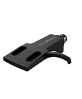 Fluance Reference Aluminum Headshell for Turntables, H-4 mount, 1/2 inch cartridge slot, durable and precise design.