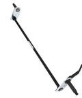 7 Inch Front Axle Assembly OEM Replacement 611 04143B for 21 inch lawn tractors, close-up of metal rod and mounting brackets.
