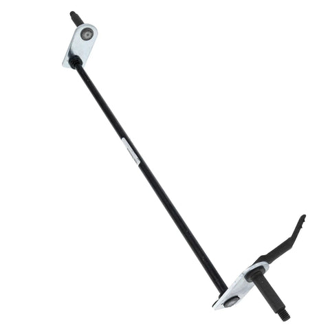7 Inch Front Axle Assembly OEM Replacement 611 04143B for 21 inch lawn tractors, close-up of metal rod and mounting brackets.
