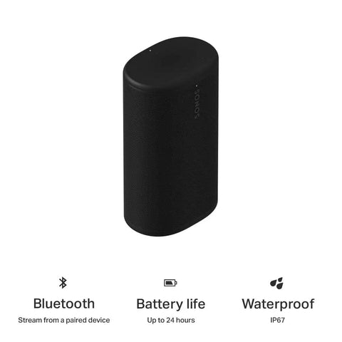 Take Anywhere Portable Bluetooth Speaker With WiFi Alexa Built In 24 Hour Battery Life Wireless Charging Base Rugged Big Bass Drop Resistant