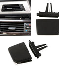 Direct Plug And Play No Splice Air Vent Clip Kit For BMW 3 Series E92, Easy Install With Factory Connector, Durable Black Plastic, No Cutting Needed, Compact Clip Design, Secure Fit For Stock Air Vents; black vent clips