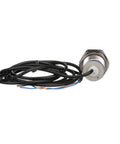 Inductive Proximity Switch XS6 M30 Sensor, 62mm Long Brass Body, Sn 15mm Sensing, 24 to 240V AC DC, 2 m Cable, Rugged