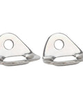 Two Pack 316 Stainless Steel Anchor Plates For Rock Climbing 25KN Load Capacity With M10 Hole Lightweight And Packable