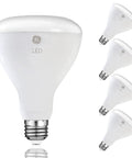Daylight LED 65W Replacement Indoor BR30 Flood Light Bulbs Pack Of 4 650 Lumens 5000K Cool White Energy Efficient Long Lasting