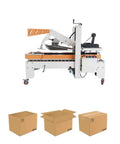 Workhorse High Speed Automatic Case Sealer With Box Sealer Tape Dispenser Heavy Duty Carton Sealing Machine For Warehouse And Shipping Fully Automatic Packaging System Customizable Sealing Solution, automatic carton sealer with boxes