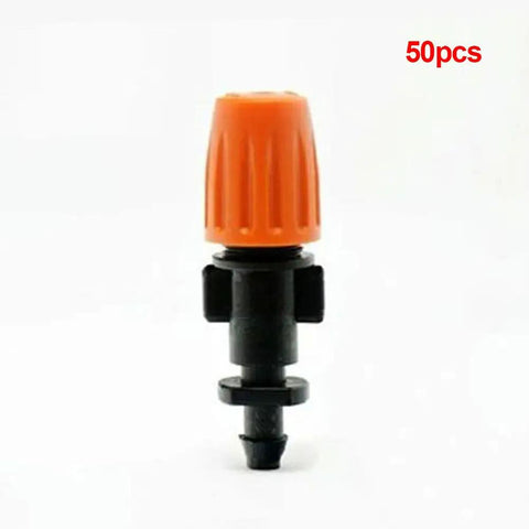 50 Piece Garden Micro Flow Drippers Sprinklers Emitter Set With Adjustable Drip Heads For Watering Systems single emitter