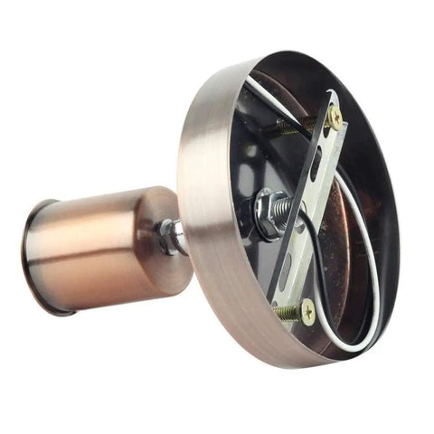Modern Wall Lamps Sconces 180 Degrees Steering DIY Wall Lights Bar Restaurant Bedroom Decorative Lamparas Home Lighting Fixture White Red Bronze backing with mounting hardware.