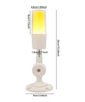 Plug And Play USB 3 Color Stack Signal Tower Light With Buzzer For Industrial Control And Remote Status Alerts, 5V USB Powered, PC Compatible Indicator For Machinery, Automation, And Factory Monitoring, yellow LED, 26cm