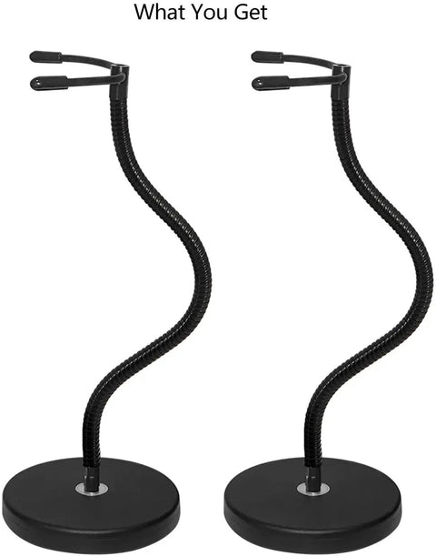 Magnetic Action Figure Stand With Scratch Free Silicone Base For 6 To 7 Inch Figures, Adjustable Dual Arm Clip Stop Motion Rig