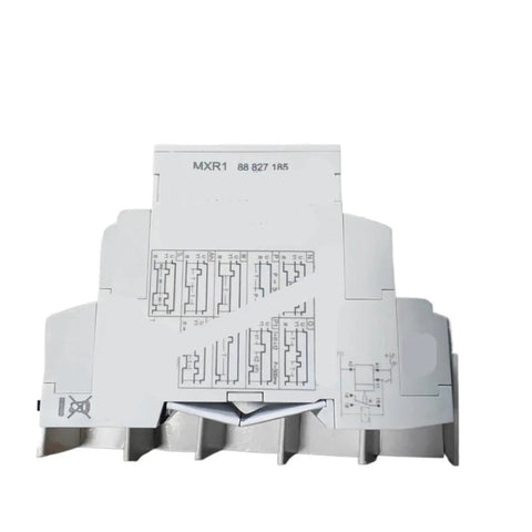 Top Notch Time Relay Pneumatic Components Including Model 88865185 88827185 And 88827014, white relay module with detailed wiring diagram.