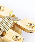 Close-up of the Hidden Hinges 8x42mm Concealed Cross Door Hinge for Cabinets, Furniture, Wood and Metal Doors, 180 Degree Folding, in alloy.
