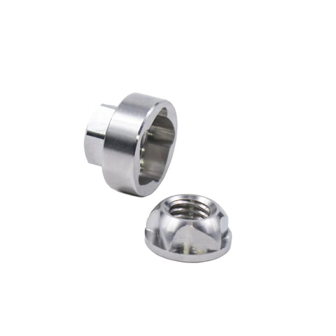Premium Anti Theft M8 Locking Nuts Security Kit In 304 Stainless Steel P1 25 For Mountain Bikes Cars Awnings And Light Bars 2 nuts