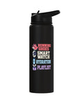Hydration Boss Insulated Stainless Steel Water Bottle With Leak Proof Flip Lid Dual Wall Keeps Drinks Ice Cold Or Hot BPA Free