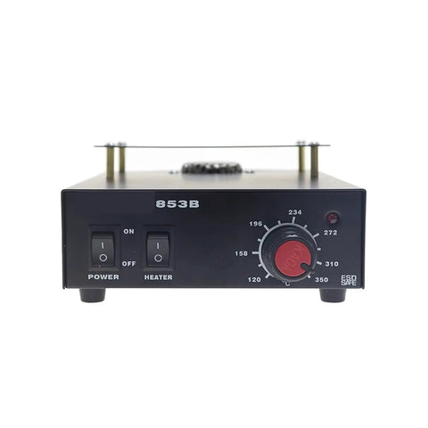 Front view of 540W Hot Plate Welding Station For BGA Rework And Desoldering Fast Preheating With Built In Temperature Sensor